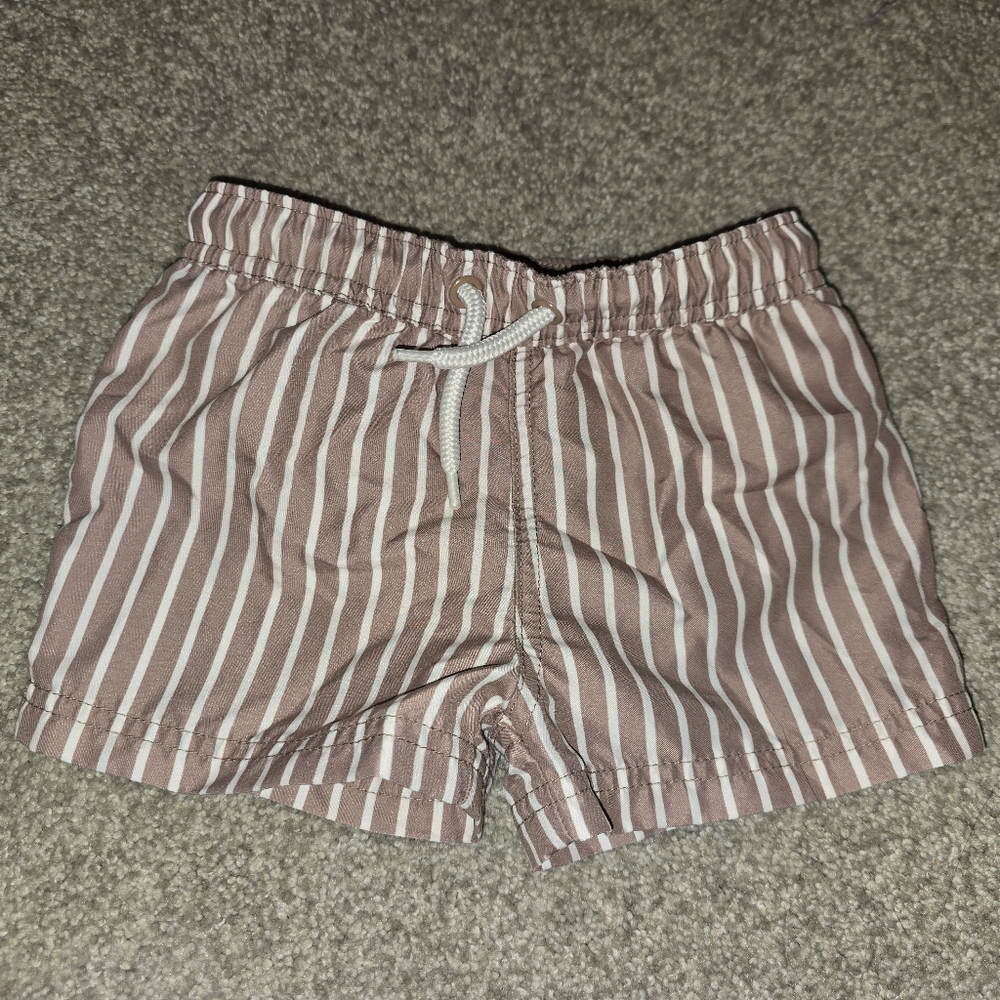 Carter's Pink and White Zebra Print Shorts